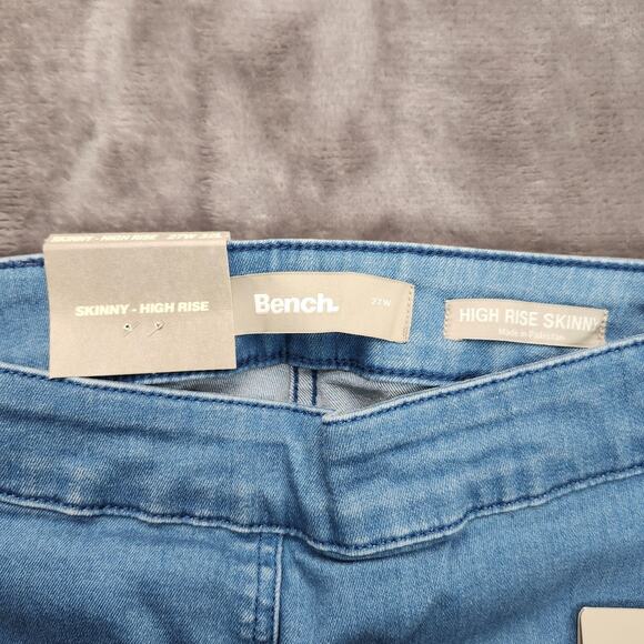 NWT Bench Urban Wear Womens Blue Skinny High Rise Jeans 27w - Picture 4 of 11